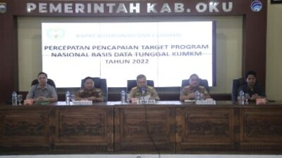 Percepatan Pencapaian Target Nasional Basis Data Tunggal Koperasi UMKM Kabupaten OKU