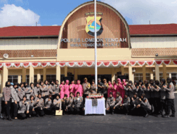 Polres Loteng Gelar Syukuran Momen Pilkades Kondusif dan HUT ke 74 Polwan