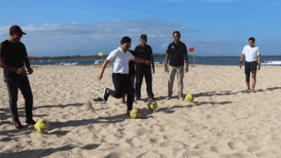 Tournament Beach Soccer Cup I Terbuka Diharapkan Jadi Daya Tarik Sport Tourism Bali