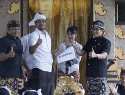 Karya Atma Wedana Mepandes lan Mepetik Desa Adat Getasan Dihadiri Bupati Badung