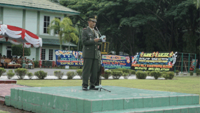 Dandim 0403 OKU Imbau untuk Selalu Menjaga Kepercayaan Masyarakat, Peringatan HUT ke 77 TNI