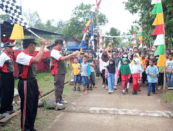 Pemdes Dukuhrejo Bersama Koramil 02 Bayan, Purworejo Gelar Jalan Sehat, Peringati HUT ke 77 TNI