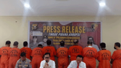 Korupsi Jamaah, Puluhan Mantan Kades di Ogan Ilir dan Ogan Komering Ilir Diamankan Polda Sumsel