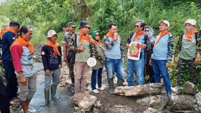 Napak Tilas Fosil Purbakala Situs Buton di Aliran Sungai Gintung Galuhtimur, Brebes