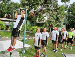 Personel Koramil 01 Brebes Diajak Membiasakan Diri dengan Perilaku Hidup Bersih dan Sehat