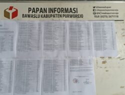 Siap Ikuti Ujian Tulis, Sebanyak 341 Pendaftar Calon Panwascam Purworejo Lolos Administrasi