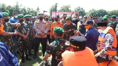 Wujudkan Kesamaan Gerak dan Langkah, Forkopimda Mojokerto Raya Gelar Apel Kesiapsiagaan Bencana