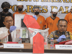 Polres Balangan Ungkap Kasus Narkoba dengan Tujuh Tersangka dalam Jaringan Terpisah