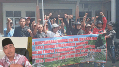 TPA Bulujingkang Dapat Penolakan dari Puluhan Warga RW 06 Bumiayu, Brebes