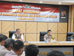 Polres Brebes Gelar Rakor Kesiapsiagaan Menghadapi Bencana Alam