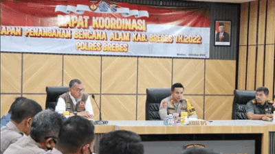 Polres Brebes Gelar Rakor Kesiapsiagaan Menghadapi Bencana Alam