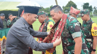 Tinjau TMMD ke 115 Kodim 0409 Rejang Lebong, Ini Tim Wasev Mabes TNI