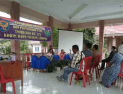 Tangkal Radikalisme, Satgas TMMD Kodim 0409/RL Berikan Penyuluhan Hukum