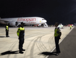 Logistik WSBK 2022 Tahap I dan II Tiba, Polres Lombok Tengah Lakukan Pengamanan