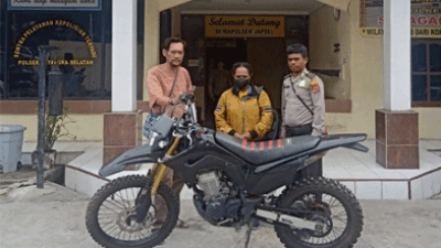 Satu Unit Sepeda Motor Hasil Curian Dikembalikan Lagi ke Pemiliknya, Kota Jayapura
