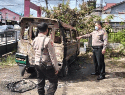 Pelaku Pembakar Oplet Dibekuk Tim Gabungan Polresta Pontianak Kota