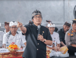 Puncak Karya Atiwa-tiwa Pitra Yadnya Desa Adat Angantaka Dihadiri Bupati Badung