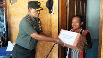 Dandim 0713 Letkol Infanteri Tentrem Basuki Pantau Perkembangan Anak Asuh Stunting