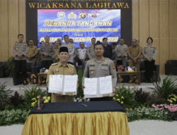 Penerapan E-TLE di Kabupaten OKU, Pemkab dan Polres Lakukan MoU NPHD