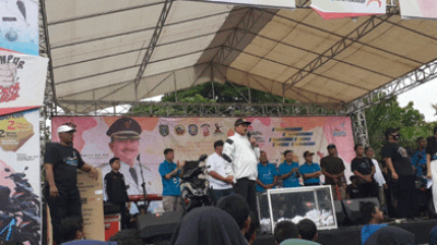 Pemkot Madiun Sosialisasikan Terkait DBHC HT melalui Giat Fun Walk Kota Pendekar