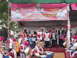 Peringatan Hari Guru Nasional ke-77 Diisi Festival Drumband Dihadiri Pj Bupati OKU