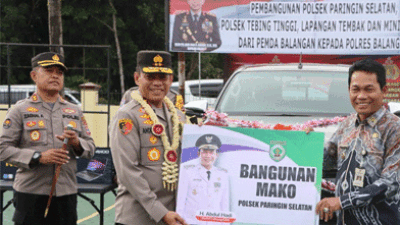 Kapolda Kalsel Harapkan Hibah Sarpras Pemkab Balangan ke Polres Bisa Tingkatkan Pelayanan