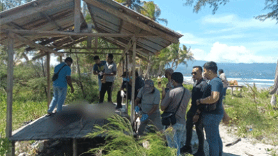 Penemuan Mayat, Polisi Lakukan Penyelidikan di KM 10 Holtekamp, Distrik Abepura