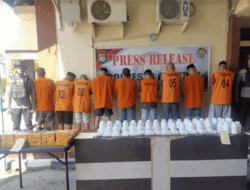 Puluhan Ribu Obat Label Y Disita, Polisi Amankan Sembilan Tersangka Diantaranya Anak Dibawah Umur