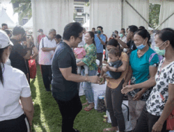 Pesta Rakyat HUT ke 13 Mangupura Dibuka Bupati Badung Dirangkaikan HKN ke-58