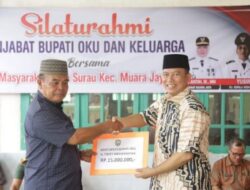 Pj Bupati OKU Melakukan Silahturahmi Ke Desa Surau Kecamatan Muara Jaya