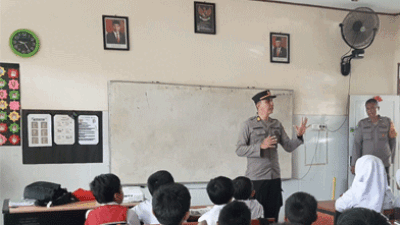 Melalui Safari Sekolah, Polsek Mamajang, Makassar Imbau Agar Bijak dalam Bermedia Sosial