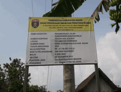 DPUPR Ngawi Klarifikasi Terkait Anggaran Pembangunan Proyek Infrastruktur