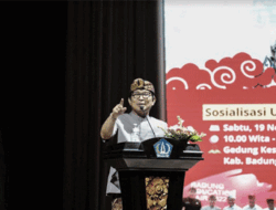 Sekda Badung Adi Arnawa Buka Sosialisasi UU Guru dan Dosen, Rangkaian HUT ke 77 PGRI