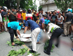 Meninggal di TKP, Seorang Pengendara Motor Terlibat Lakalantas di Bucend II, Jayapura Selatan