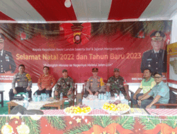 Tingkatkan Intensitas Patroli, Personel Gabungan TNI Polri Amankan Natal di Mempawah Hulu, Kalbar