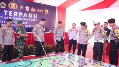 Arus Lalu Lintas Nataru Terpantau Aman dan Lancar dari CCTV Pos Terpadu Pejagan, Brebes