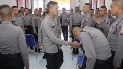 Kapolres Pasuruan Pimpin Penutupan Latja Siswa Diktuk Bintara Polri Gelombang II 2022