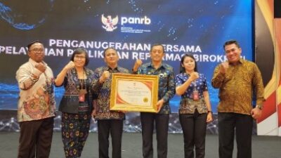 Disdukcapil Badung Raih Penghargaan Penyelenggara Pelayanan Publik