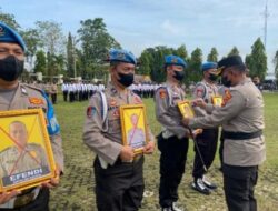 Lima Personel Polres Lampung Utara Jalani PTDH, Ini Pesan Kapolres AKBP Kurniawan Ismail