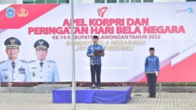 Peringati Hari Bela Negara, Bupati Harapkan Kesinambungan Pembangunan di Kabupaten Lamongan Terjaga