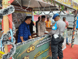 Propram Polresta Jayapura Kota Pastikan Personel Laksanakan Tugas di Pos Operasi Lilin 2022