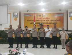 Dua penghargaan Diraih Polres Loteng pada Rakorbin SDM dan PNS Polda NTB 2022