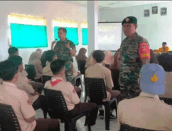 Koramil 17 Songgom, Brebes Lakukan Sosialisasi Rekrutmen TNI ke Lingkungan Pelajar