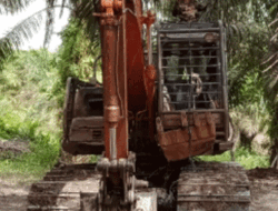 KPH dan Gakkum Dinas Kehutanan Sumsel Cek Keberadaan Alat Berat di Kawasan Hutan Produksi