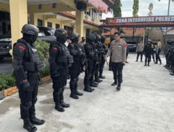 Usai Bantu Pengamanan Nataru di Brebes, Sebanyak 30 Personel BKO Brimob Dikembalikan ke Polda Jateng