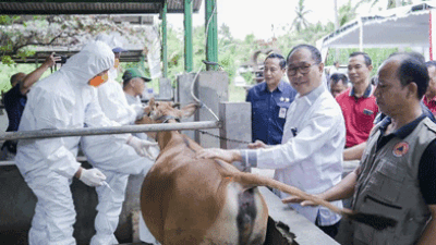Kick Off Vaksinasi Booster PMK, Kabupaten Badung Optimis Bisa Mencapai Target