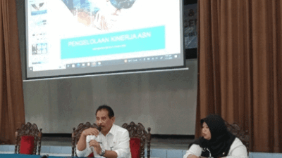 Hadirkan Sebanyak 46 Pengelola Kepegawaian Wilkerdik, Disdikbud Jombang Sosialisasikan SKP