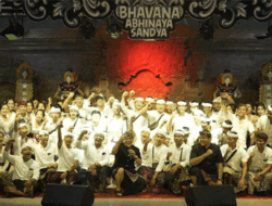 Puncak Perayaan HUT ST. Tria Sundhari ke-43 Dihadiri Bupati Badung Giri Prasta