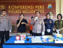 Amankan Sabu 850 Gram dari Sebuah Rumah Kos, Polres Mojokerto Lakukan Pengembangan Kasus