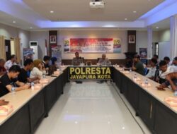 Para-Para Numbay Polresta Jayapura Kota Ajak Media Jaga Kondusifitas Kamtibmas